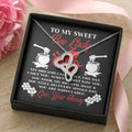 Gift For Her Bee Lady From Honey My Dreams Came True The Day I Met You  Double Hearts Necklace