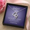 Gorgeous Mother And Wife –  Double Hearts Necklace
