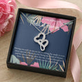 Maid Of Honor Thank You Gift From Bride Bridesmaid Gift Maid Of Honor Gift Necklace Matron Of Honor Gift Thank You Gif Double Hearts Necklace