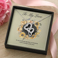 Girlfriend Necklace Valentine Gifts For Girlfriend Necklace For Girlfriend Birthday Gift For Girlfriend Girlfriend Gif Double Hearts Necklace
