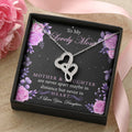 Unique Gifts For Mom Double Hearts Necklace