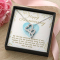To My Mother Double Hearts Necklace