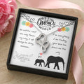 Best Mom In The World Happy Mother's Day Double Hearts Necklace