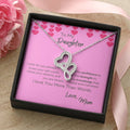 I Love You More Than Words Necklace Double Hearts Necklace