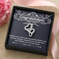 New Job Gifts Double Hearts Necklace