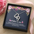 Mother & Son - Never Truly Apart Double Hearts Necklace