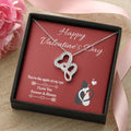 Apple In My Eyes - Dh Double Hearts Necklace
