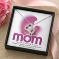 Thanks For Giving Me The Best Things In Life Mother - Necklace Double Hearts Necklace