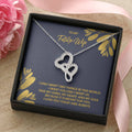 To My Future Wife -  M38 Double Hearts Necklace