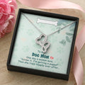To My Dog Mom One Day  Double Hearts Necklace