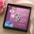 Love Gifts Jewellery Girl To Girl  Double Hearts Necklace