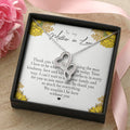 To My Mother In Law Thank You For Raising The Man I Love  Double Hearts Necklace