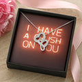 Necklace For Your Love Bird Double Hearts Necklace