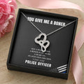 You Give Me A Heart Boner An Affection Erection  Funny & Sarcastic Love For Her Mature Gag Gif 2 Double Hearts Necklace