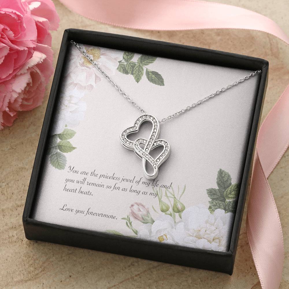 Necklace Love You Forever Double Hearts Necklace