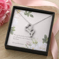 Necklace Love You Forever Double Hearts Necklace