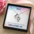 Greatest Mom Double Hearts Mothers Day Gift Necklace Double Hearts Necklace