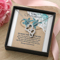 Turtle Love   Double Hearts Necklace