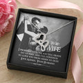 To My Wife - Ashes To Dust - Necklace Double Hearts Necklace