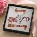 Mother's Day Gift - I Solemnly Swear That You Are The Best Mom Necklace - Birthday Gift For Mom - Necklace For Mom - M Double Hearts Necklace