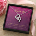 All My Days With You Are Days Worth Living - To My Soulmate - Gift For Wife - Gift For Grilfriend - Double Hearts Neck Double Hearts Necklace