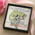 To My Amazing Wife - I Love You More Than Fishing - Happy Mothers Day - Happy Mothers Day Necklace With Funny Gift Box Double Hearts Necklace