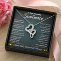 Gift For Your Soulmate - How Special You Are To Me - Double Hearts Double Hearts Necklace