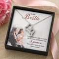 To My Best Friend-Necklace For Gift Double Hearts Necklace