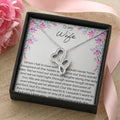 To My Wife You're Not Just The Mother Of My Children Double Hearts Necklace