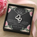 Postpartum Gift For Wife Gift For Wife Post Pregnancy Becoming A Mother Gift Gift For Wife Birth Wife After Pregnancy  2 Double Hearts Necklace