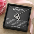 Daughter Gift Necklace Daughter Birthday Gift Gift For Daughter Daughter Jewelry 11 Double Hearts Necklace