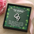May Your Troubles Be Less -  Double Hearts Necklace