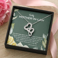 Mother In Law Gift From Bride Mother In Law Gift For Mother's Day Mother In Law Gift From Daughter In Law Mother In La Double Hearts Necklace