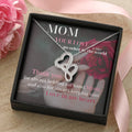 Mom Your Love Is Like No Other In The World - ! Double Hearts Necklace
