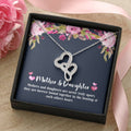 Mother & Daughter - Never Truly Apart Double Hearts Necklace