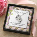 Mother & Son  Double Hearts Necklace
