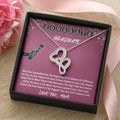Graduation Gift For Daughter -  Double Hearts Necklace