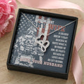 To The Best Army Wife Double Hearts Necklace
