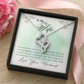 Double Heart Necklace - For Wife Double Hearts Necklace