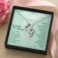 Mama To Be A New Life  Double Hearts Necklace