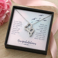 This Mama Will Stand Tall And Try Mot To Cry -  Double Hearts Necklace