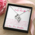 Truly Amazing Mum Mothers Day Gift Gorgeous  1 Double Hearts Necklace