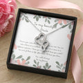 To My Beautiful Bride 1 Double Hearts Necklace