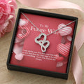 To My Future Wife -  Double Hearts Necklace