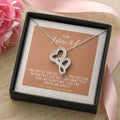 To My Future Wife-I Want To Be Your Last Everything Necklace Double Hearts Necklace