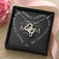 Double Hearts To My Amazing Mom Double Hearts Necklace