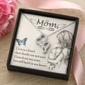 Mom Gone From My Arms -  Double Hearts Necklace