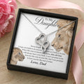 Dad Daughter Gift This Old Lion Will Always Have Your Back Daughter Necklace Necklace For Daughter From Father Double Hearts Necklace