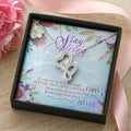 Stay Strong -  Double Hearts Necklace