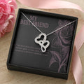 To My Friend Double Hearts Necklace